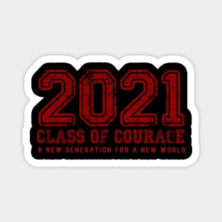 2021 Class of Courage in Red Magnet