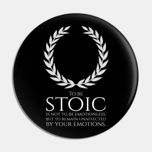 Stoic Philosophy Quote Motivational Inspiring Stoicism Pin