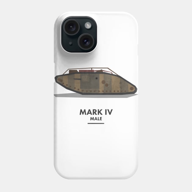 TANK MarkIV MALE Phone Case by Art Designs