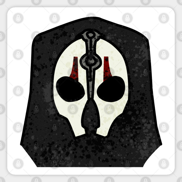 Darth Nihilus Helmet Graffiti Sticker - Darth Vader - Sticker