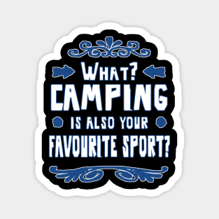 Camping Campfire Tent Camping Adventure Gift Magnet