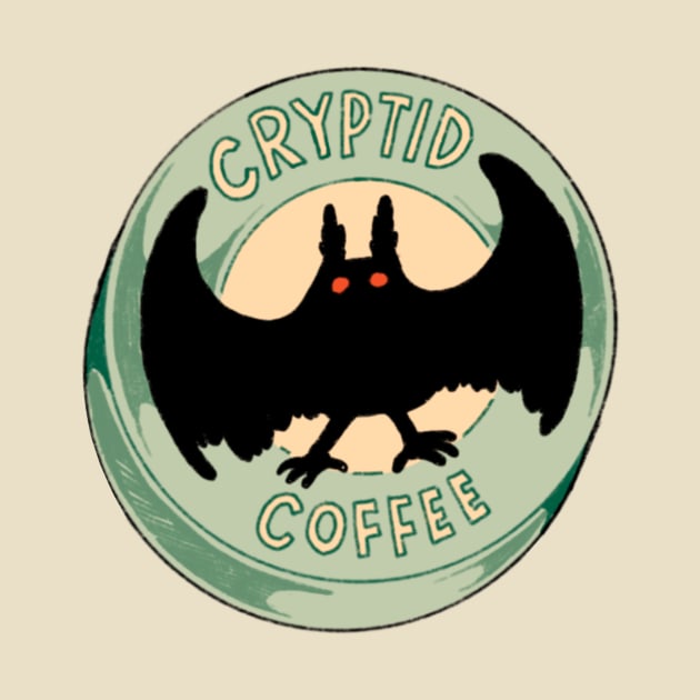 Cryptid Coffee logo by PeachyDoodle