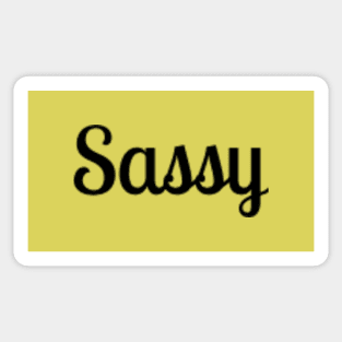 Sassy Stickers for Sale