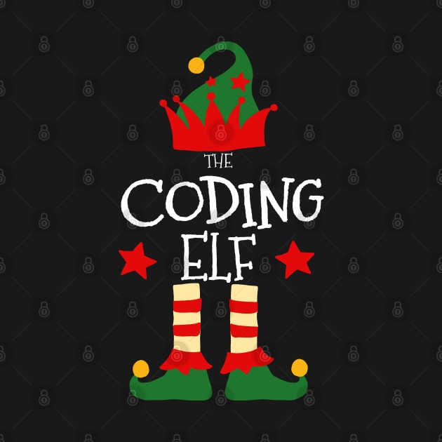 Coding Elf Matching Family Group Christmas Party Pajamas by uglygiftideas