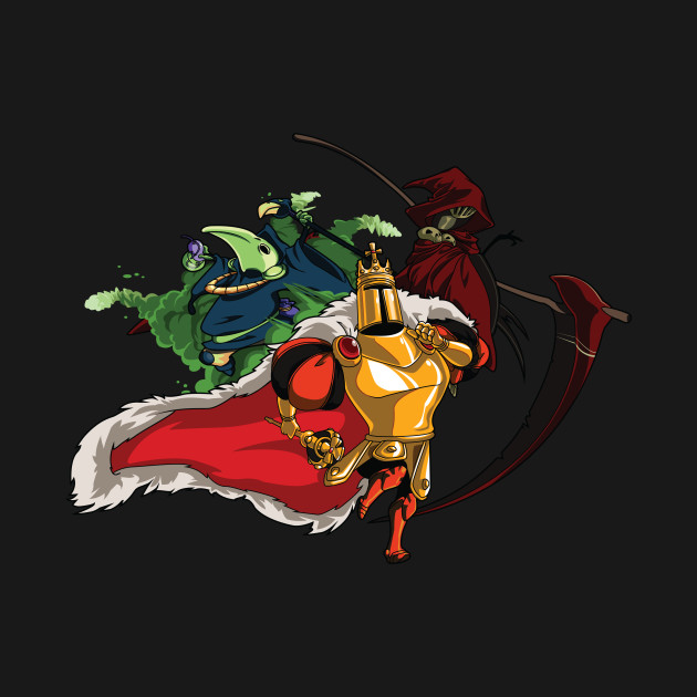 Shovel Knight Trio by heavyaugust