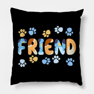 Friend Of The Birthday Boy Girl Dog Family Matching Pillow