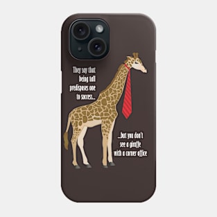 Giraffe Corner Office Phone Case