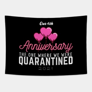 4th Anniversary Quarantine 2021 Tapestry