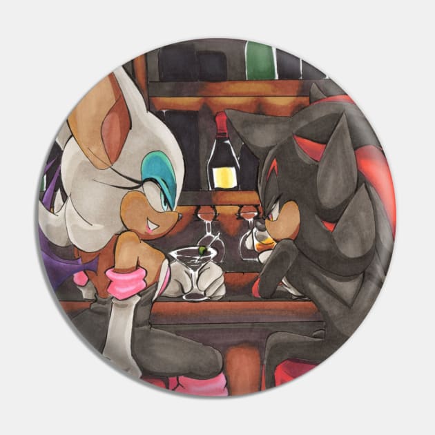 Shadow and Rouge bar Pin by idolnya