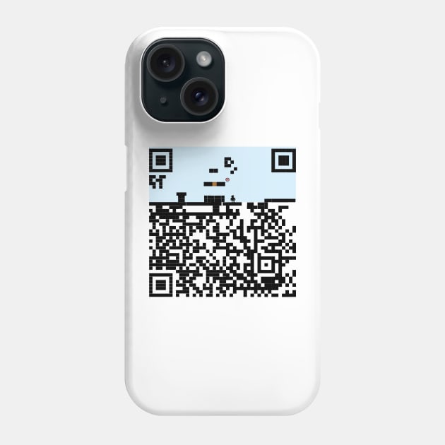 Super QR Code Bros Phone Case by downsign