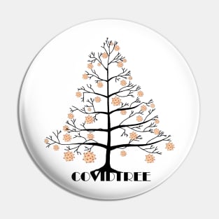 Covid tree Pin