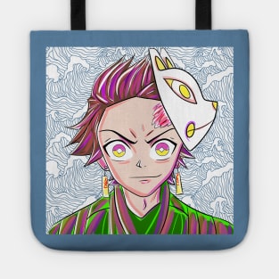 tanjiro kamado the kimetsu no yaiba samurai and demon slayer Tote