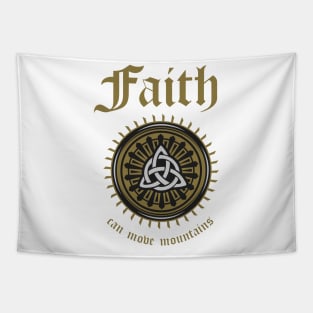 Faith Can Move Mountains Tapestry