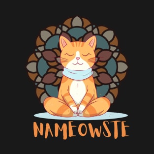 Nameowste Yoga Cat T-Shirt