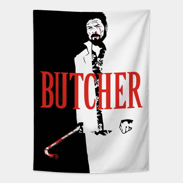 Butcher Scarface Tapestry by Getsousa