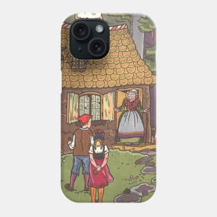 Vintage Fairy Tales, Hansel and Gretel Phone Case