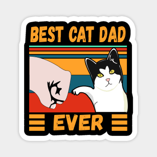 Best Cat Dad Ever, Gift Idea For Fathers Magnet