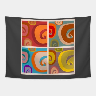 Vintage Pop art 60s style art Tapestry