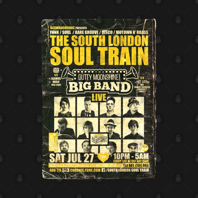 POSTER TOUR - SOUL TRAIN THE SOUTH LONDON 85 by Promags99