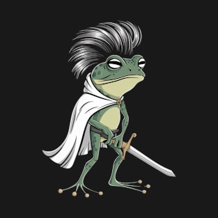 A stylized frog with an eye-catching hairstyle T-Shirt