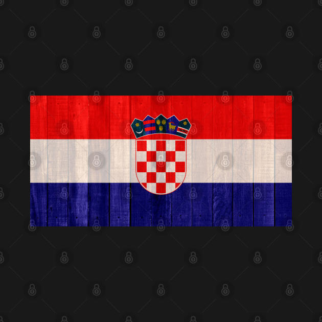 Flag of Croatia - Wood by DrPen