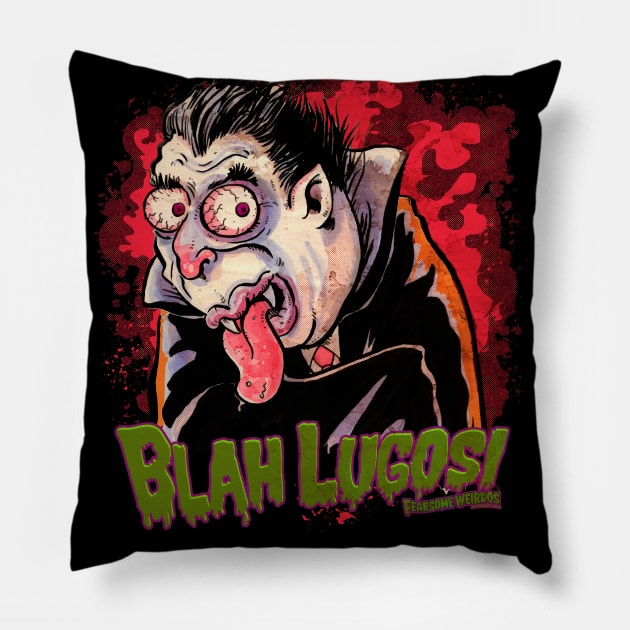 Blah Lugosi Pillow by zerostreet