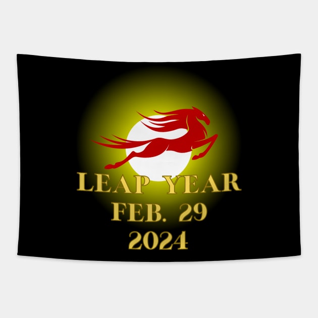 Leap Year 2024 Tapestry by Spacetrap