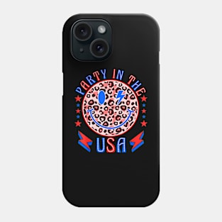 Retro Party in the USA 4th of July Preppy men women Phone Case