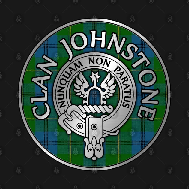 Clan Johnstone Crest & Tartan by Taylor'd Designs