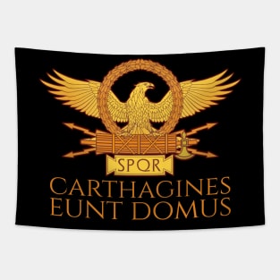 Latin Language Parody - Carthagines Eunt Domus - SPQR Rome Tapestry