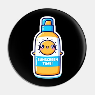 Sunscreen time Pin