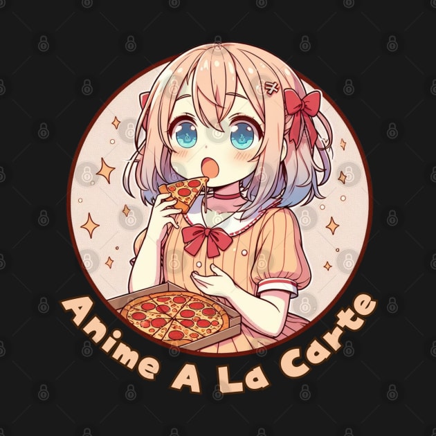 Pizza lover Anime girl by Japanese Fever