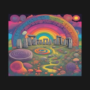 Stonehenge Mushroom Dream T-Shirt