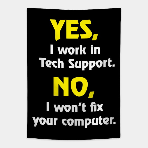 Tech Support Tapestry by GloopTrekker