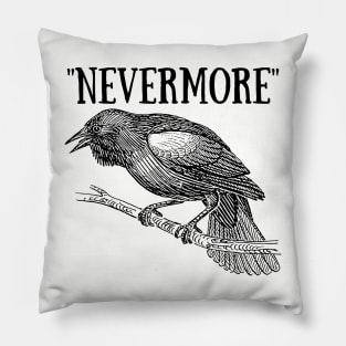 Raven Nevermore Allan Poe mug shirt gift by @solistrevinho Pillow