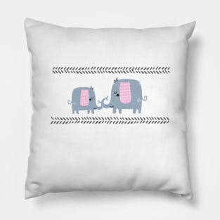 Promoted to Big Sister 2021 announcing pregnancy Elefant Pillow