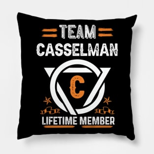 Team casselman Lifetime Member, Family Name, Surname, Middle name Pillow