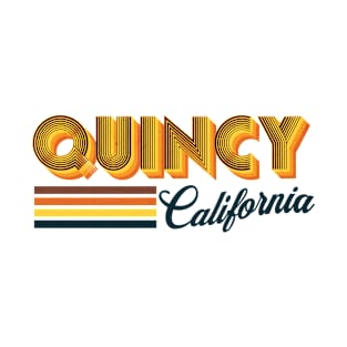 Quincy California Retro-Style T-Shirt