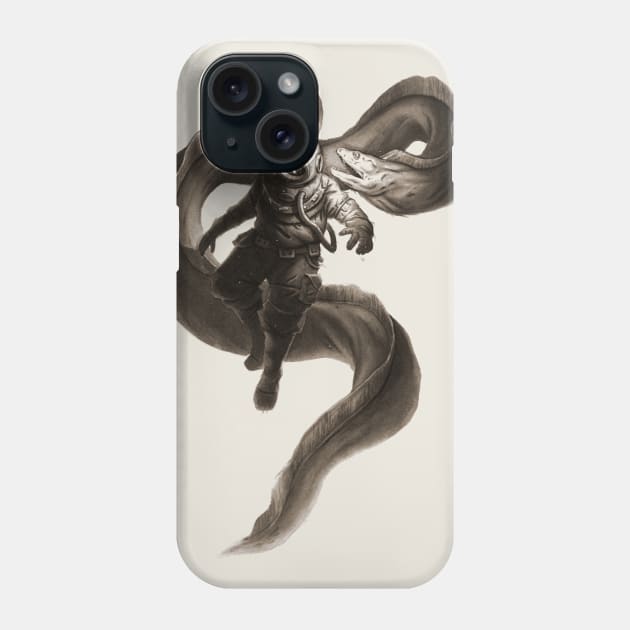 Whisper Phone Case by Mikemanoart