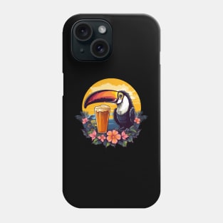 Toucan with Beer Phone Case