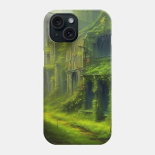Nature's Reclamation: Ghost Town Serenade Phone Case