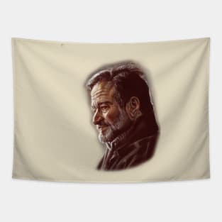 Robin Williams portrait Tapestry