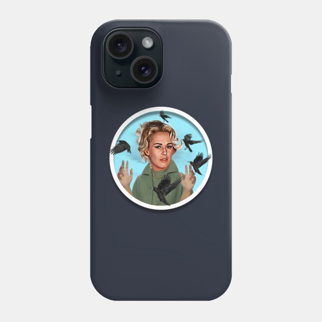 The Birds - Tippi Hedren Phone Case by Zbornak Designs