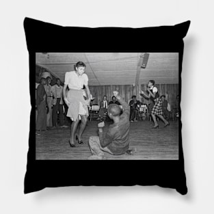 Jitterbugging In A Juke Joint, Clarksdale, Mississippi 1939 II Pillow