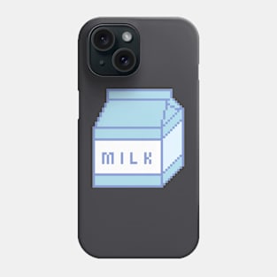 Pixel Milk Box Carton | Vintage 90's Retro Pixel Art Phone Case