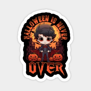 Halloween Is Never Over Chibi Anime Vampire Boy Magnet