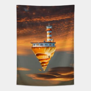 Shell-Lighthouse Tapestry