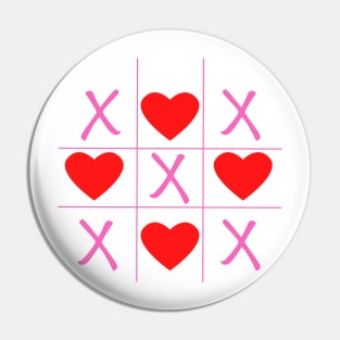 Tic tak toe xo Pin