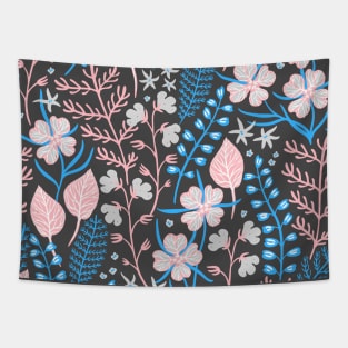 Flowers & Leaf Pattern Tapestry