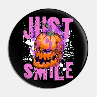 Smiley pumpkin Pin